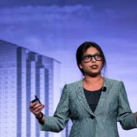 Kuhelika De, Associate Professor, presenting at the 2023 Economic Forecast Event